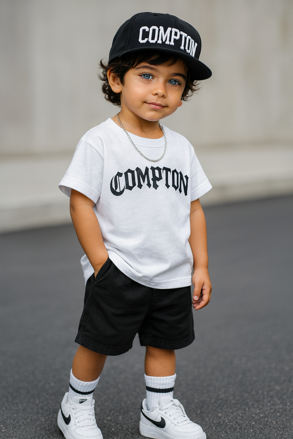Menino com estilo em Compton