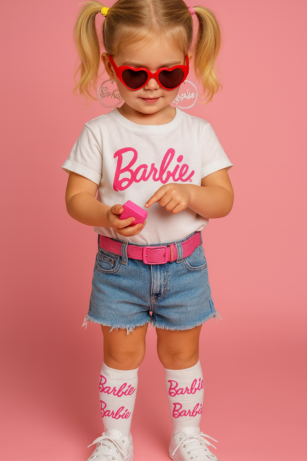 Pequena Fashionista com Barbie