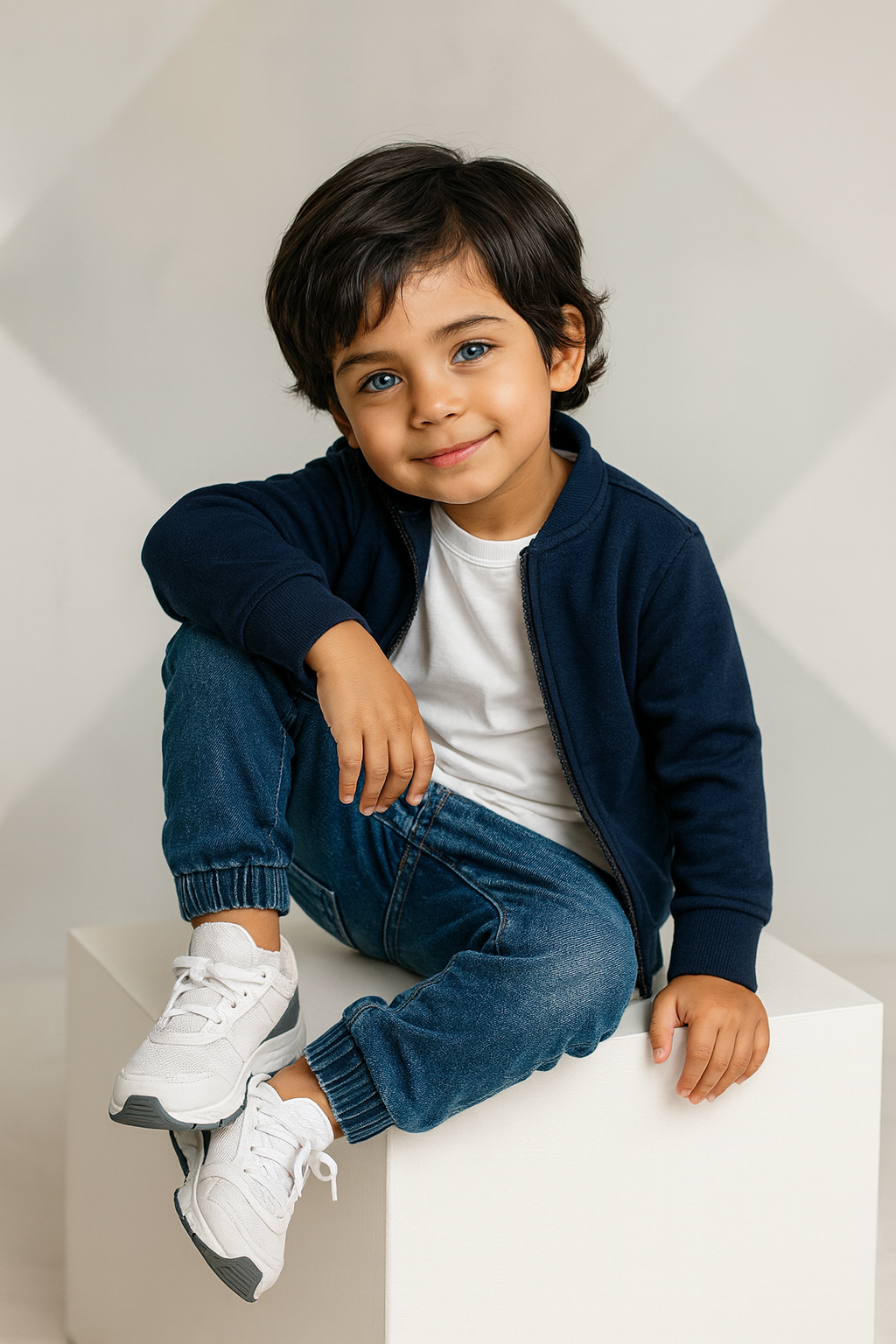 Retrato de Menino com Olhos Azuis