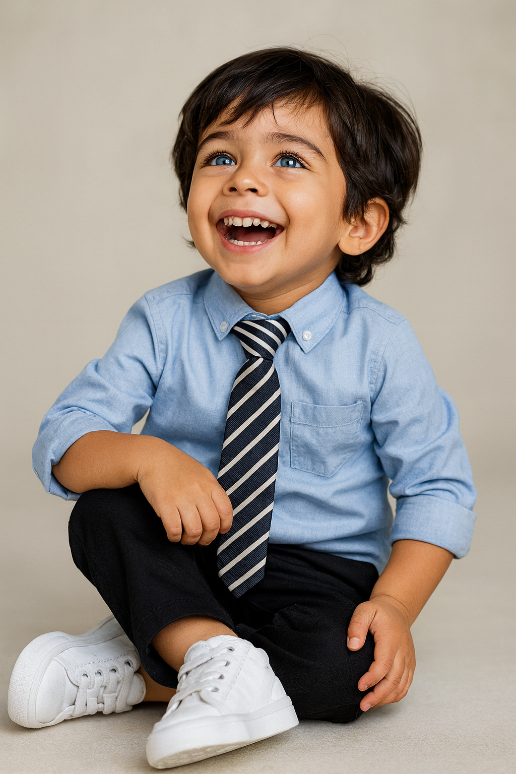 Sorriso de Criança com Estilo