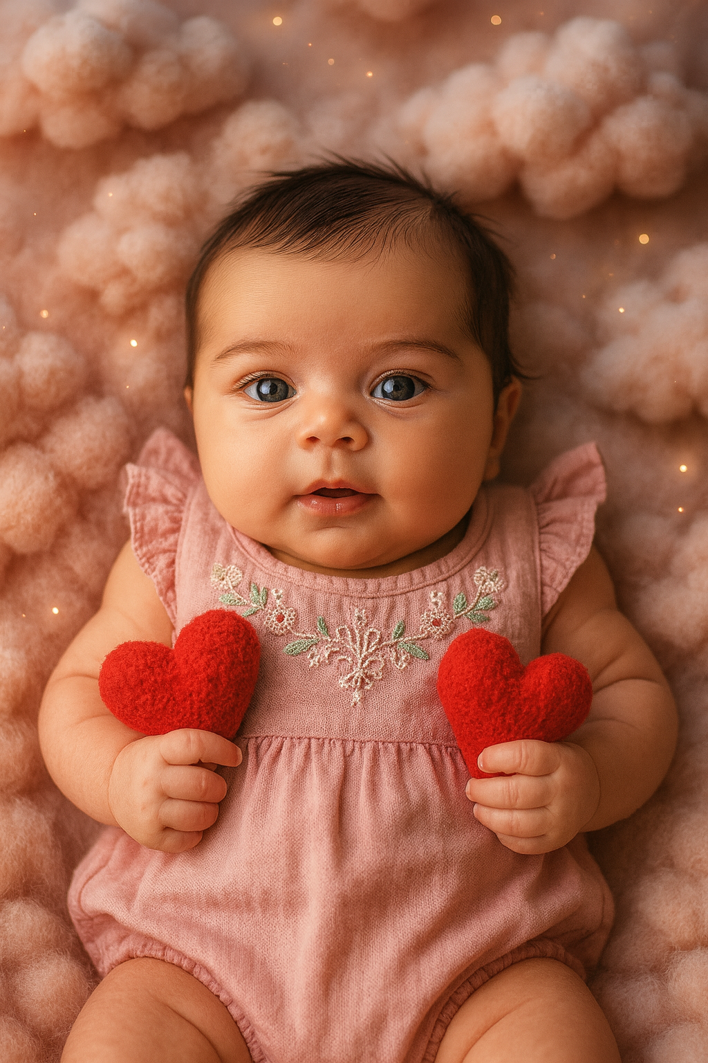 Doce Encanto em Nuvens Rosadas